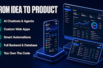 build a custom ai app chatbot agent and web platform for your business
