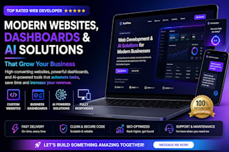 create a modern business website with whatsapp integration