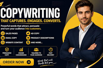 write high converting ai copywriting for ads, emails and sales pages