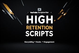 write high retention youtube video scripts