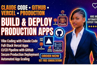 setup claude code github vercel and deploy your vibe coded app to production