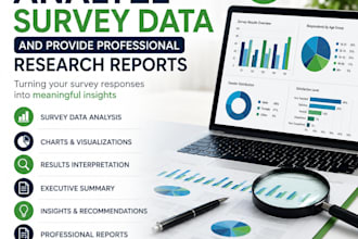 analyze survey data and create professional research reports