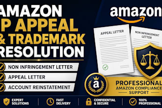 do amazon non infringement letter, appeal letter amazon ip,trademark resolution