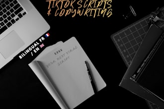 write tiktok scripts and social media content