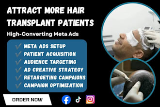 help hair transplant clinics attract more patients using meta ads