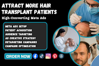 run meta ads to grow your hair transplant clinic and increase bookings