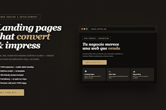 web page design and development