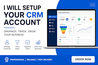 setup zoho crm,hubspot and  automation