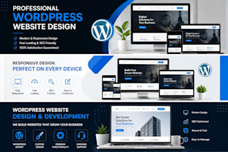 design a modern wordpress website