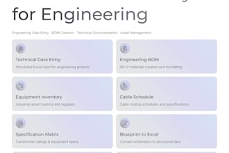 technical data processing and engineering documentation