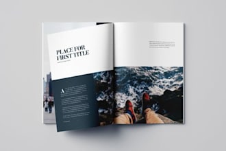 design brochure, booklet, company profile, report, PDF design