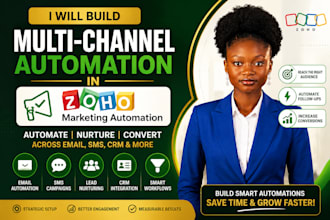 build multi channel automation in zoho marketing automation