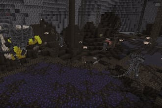 design minecraft lowpoly blockbench bosses, mob 3d model, animation and textures