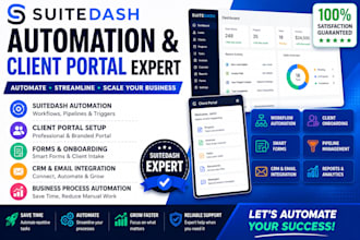 do suitedash automation suitedash client portal suitedash form suitedash expert