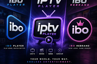 rebrand ibo player app with your logo and portal
