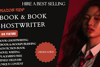 ghostwrite your nonfiction book and develop a publication ready manuscript