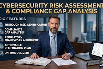 conduct cybersecurity risk assessment and compliance gap analysis