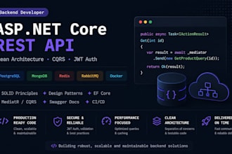 build a clean asp net core rest API with jwt auth and postgresql