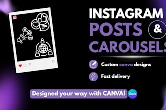 esign professional instagram posts and carousels in canva
