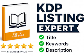 write your KDP book description and keywords