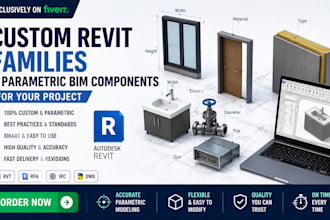 create custom revit families and parametric bim components for your project