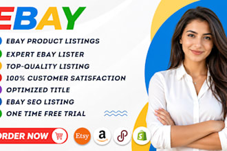 be your expert ebay lister for product listing and SEO