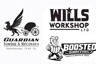 design auto detailing auto mobile and car wash logo