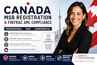 canada msb registration and fintrac aml compliance setup