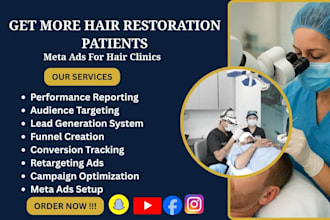 generate hair restoration leads and patients using meta ads system