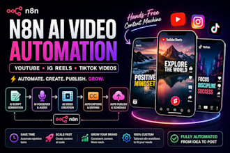 n8n youtube automation ai video automation for ig reels and tiktok videos zapier