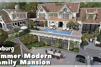 build a house in bloxburg using speedbuilds videos
