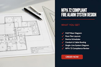design nfpa 72 compliant fire alarm systems with ahj permit drawings
