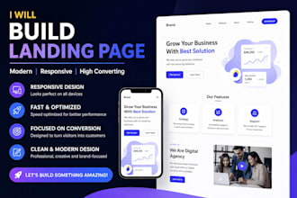build a landing page