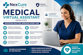 provide hipaa compliant medical virtual assistant services