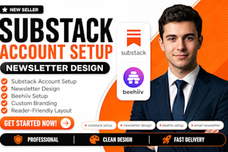 setup substack account design substack newsletter beehiiv setup
