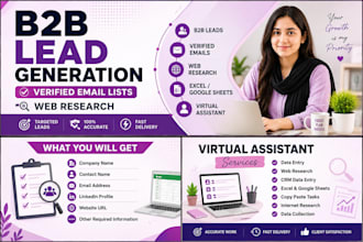 provide targeted b2b lead generation and verified email lists