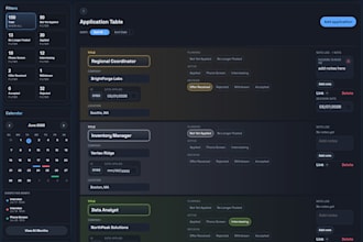 provide you with a job application tracker app