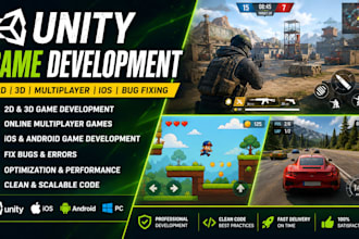 develop 2d mobile game, ios multiplayer game development in unity