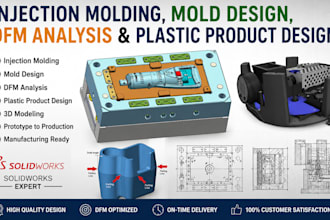 do injection molding, mold design, dfm analysis and plastic product design