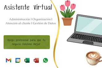 apoyo administrativo y organización para tareas rápidas