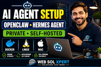 setup hermes agent or openclaw on cloud vps secure self hosted ai agent