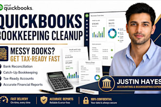 do quickbooks bookkeeping cleanup and tax ready accounts