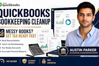 do quickbooks bookkeeping cleanup and tax ready accounts