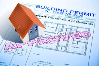 draw city permit drawings, adu plans, floor plans and blueprints for approval