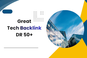 publish a technology guest post with tech backlinks