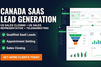 be your US sales closer, UK sales rep saas canada lead generator