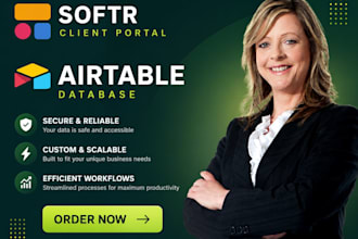 a softr client portal crm dashboard or membership website