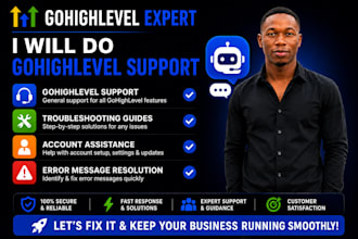 do gohighlevel support, troubleshooting guides, account assistance error message
