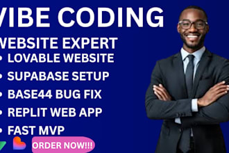 build lovable saas mvp, lovable website, lovable ai app with ai vibe coding
