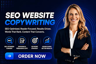be your SEO copywriter convert website content writing landing page sales copy